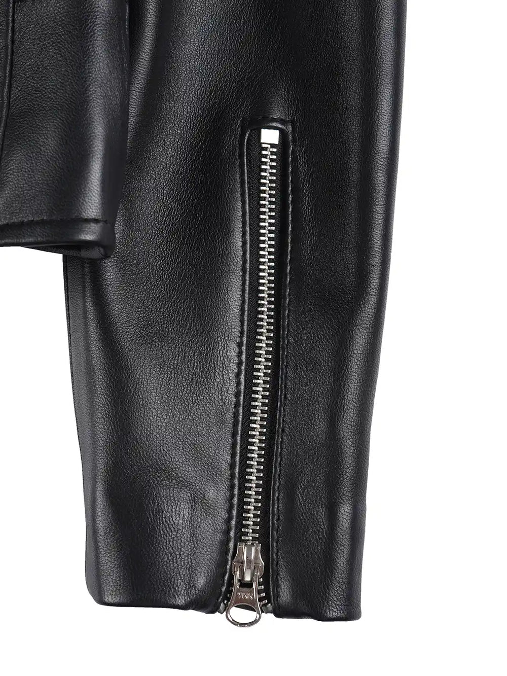 Kirsten Women's Black Asymmetrical Leather Biker Style Jacket