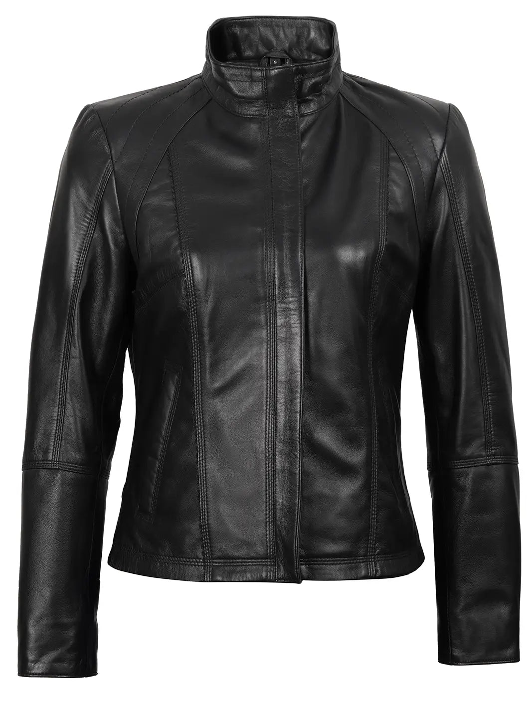 Acerra Women's Black Biker Style Jacket