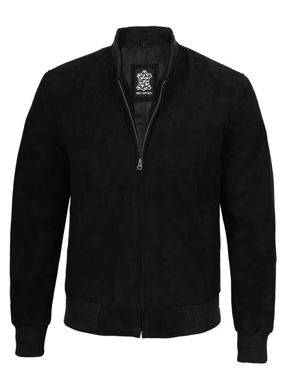 Adamsville Mens Black Suede Jacket