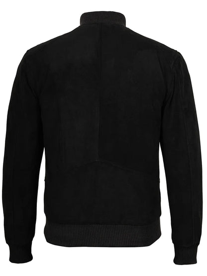 Adamsville Mens Black Suede Jacket