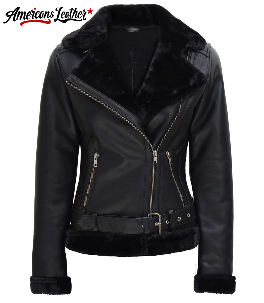 Womens Shearling Leather
