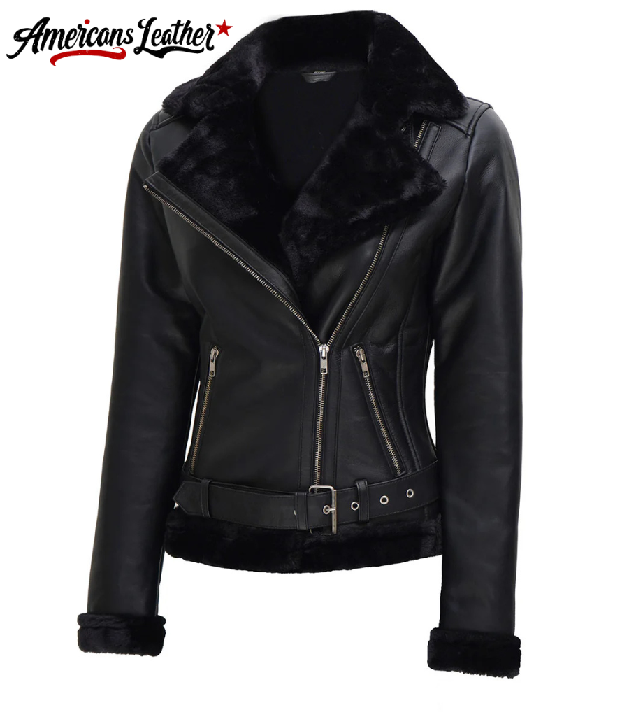 Womens Shearling Leather