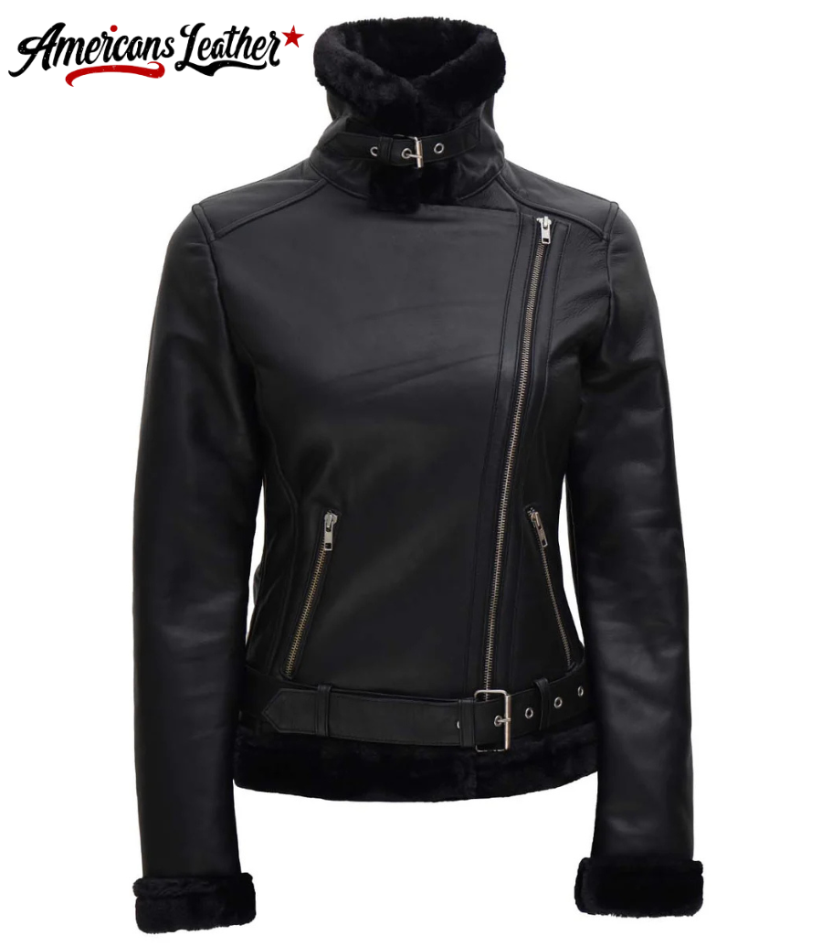 Womens Shearling Leather